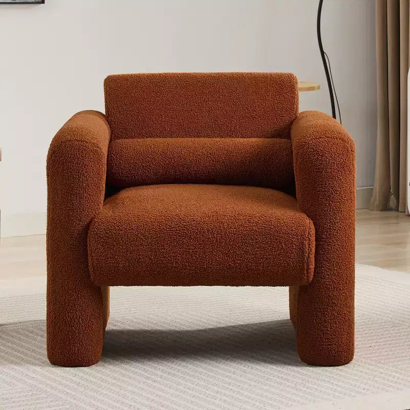 Fauteuil d'appoint moderne GDFStudio Jeremy 33.5 avec dossier et coussin