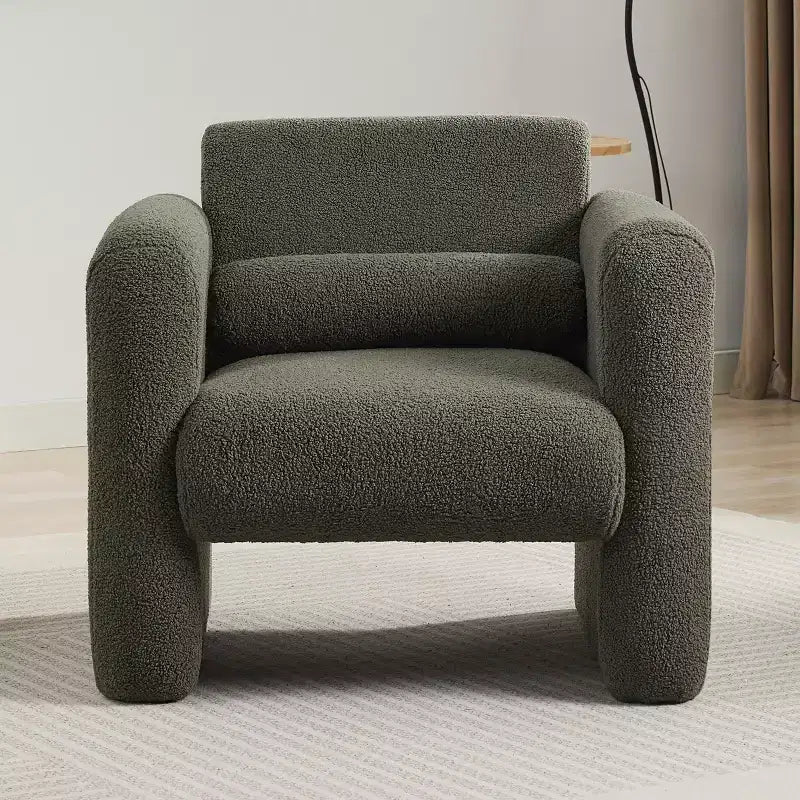 Fauteuil d'appoint moderne GDFStudio Jeremy 33.5 avec dossier et coussin