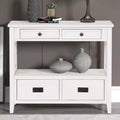 Okak Meuble d'appoint 36 po, Buffet avec 4 tiroirs et 1 étagère ouverte, Armoire de rangement pour salon, salle à manger, cuisine
