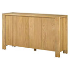 Meuble buffet rétro Okak, armoire d'appoint avec 4 portes et 4 étagères, meuble de rangement pour salon, entrée, couloir, bureau
