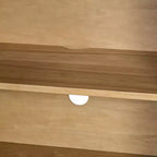 Meuble buffet rétro Okak, armoire d'appoint avec 4 portes et 4 étagères, meuble de rangement pour salon, entrée, couloir, bureau