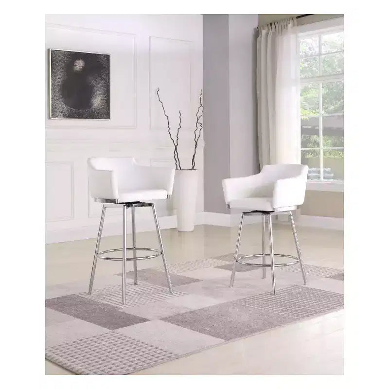 Chintaly Imports, tabouret de bar moderne avec mémoire de position et pivotant