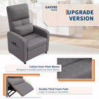 Fauteuil inclinable électrique, fauteuil inclinable électrique réglable, canapé simple ergonomique surdimensionné, dossier haut, siège rembourré, siège de cinéma maison pour salon