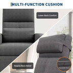 Fauteuil inclinable électrique, fauteuil inclinable électrique réglable, canapé simple ergonomique surdimensionné, dossier haut, siège rembourré, siège de cinéma maison pour salon
