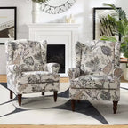 Fauteuil traditionnel Umberto, vert
