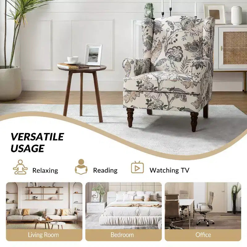 Fauteuil traditionnel Umberto, vert