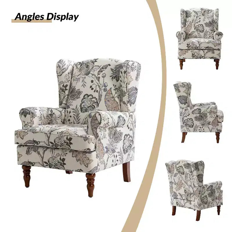 Fauteuil traditionnel Umberto, vert