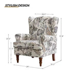 Fauteuil traditionnel Umberto, vert