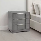 Royal Hampton Nightstand with 3 Drawers, Dovetail Built Solid Wood