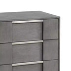 Table de chevet Royal Hampton à 3 tiroirs, en bois massif assemblé à queue d'aronde