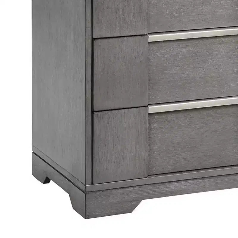 Table de chevet Royal Hampton à 3 tiroirs, en bois massif assemblé à queue d'aronde