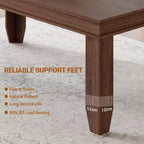 71-inch Farmhouse Dining Table for 6-8 People, Rustic Rectangular Wood Kitchen Table for Living Room and Restaurant