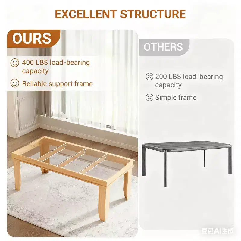 71-inch Farmhouse Dining Table for 6-8 People, Rustic Rectangular Wood Kitchen Table for Living Room and Restaurant
