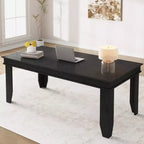 71-inch Farmhouse Dining Table for 6-8 People, Rustic Rectangular Wood Kitchen Table for Living Room and Restaurant