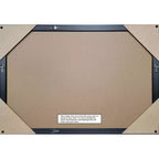 Miroir mural biseauté Moab marron bronze petite taille 31,5 x 25,5 po.