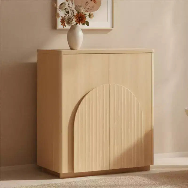 Buffet de rangement moderne Spruce & Spring avec motif ondulé