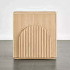 Buffet de rangement moderne Spruce & Spring avec motif ondulé