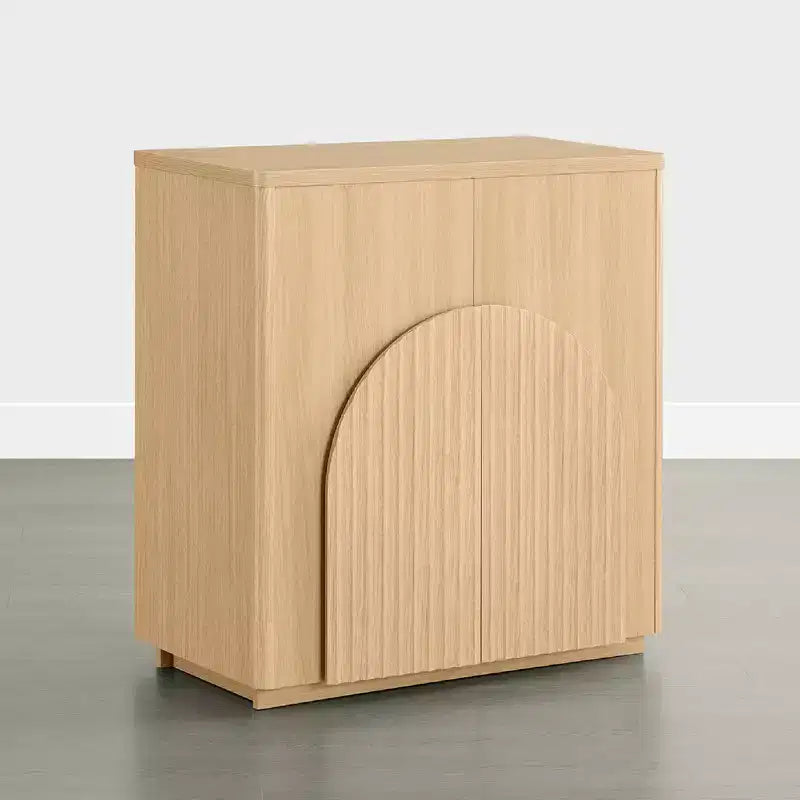 Buffet de rangement moderne Spruce & Spring avec motif ondulé