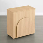 Buffet de rangement moderne Spruce & Spring avec motif ondulé