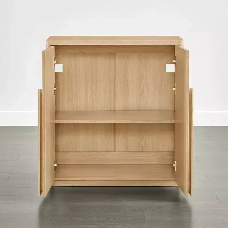 Buffet de rangement moderne Spruce & Spring avec motif ondulé