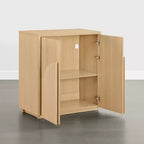 Buffet de rangement moderne Spruce & Spring avec motif ondulé