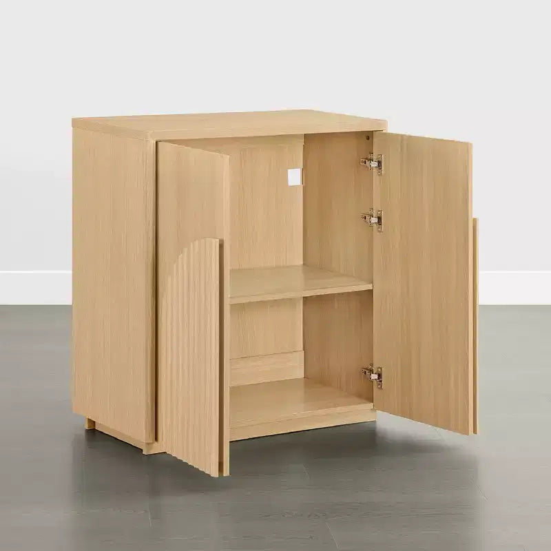 Buffet de rangement moderne Spruce & Spring avec motif ondulé