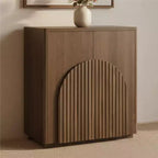 Buffet de rangement moderne Spruce & Spring avec motif ondulé