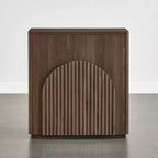 Buffet de rangement moderne Spruce & Spring avec motif ondulé