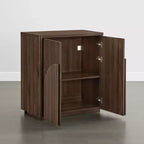 Buffet de rangement moderne Spruce & Spring avec motif ondulé