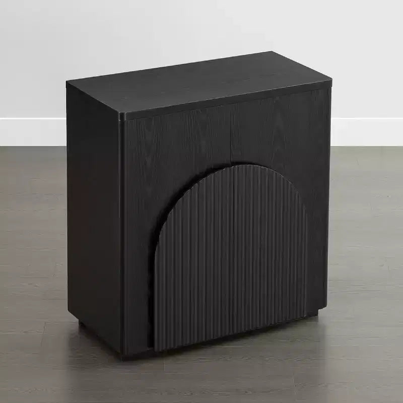 Buffet de rangement moderne Spruce & Spring avec motif ondulé