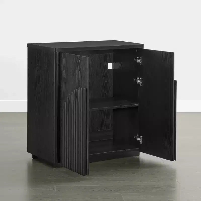 Buffet de rangement moderne Spruce & Spring avec motif ondulé