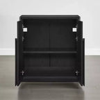 Buffet de rangement moderne Spruce & Spring avec motif ondulé