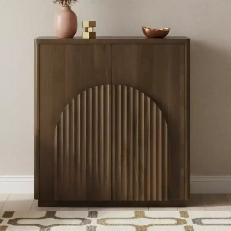 Buffet de rangement moderne Spruce & Spring avec motif ondulé
