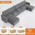 Canapé-lit futon Tallulah - Canapé convertible avec méridienne de rangement, gris
