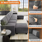 Canapé-lit futon Tallulah - Canapé convertible avec méridienne de rangement, gris