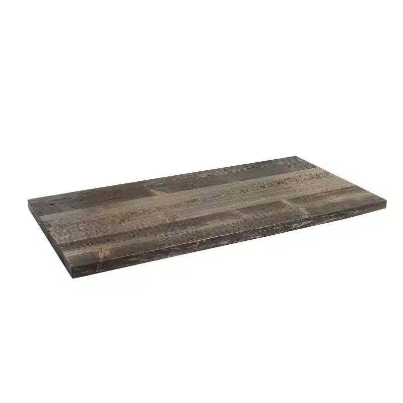 RESTORE Boulder Black Solid Wood Coffee Tabletop by Pipe Decor