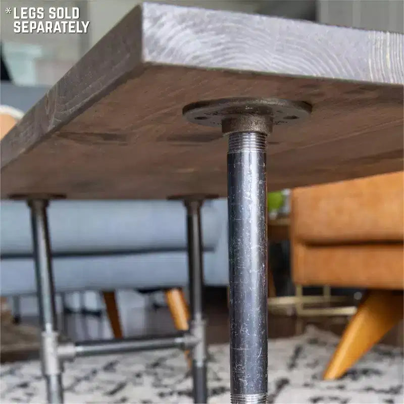 Plateau de table basse RESTORE Trail en bois massif marron par Pipe Decor
