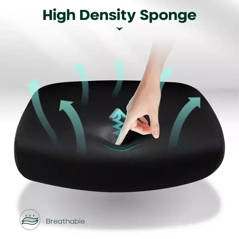 Chaise de bureau ergonomique pivotante avec accoudoirs et hauteur réglables, noire