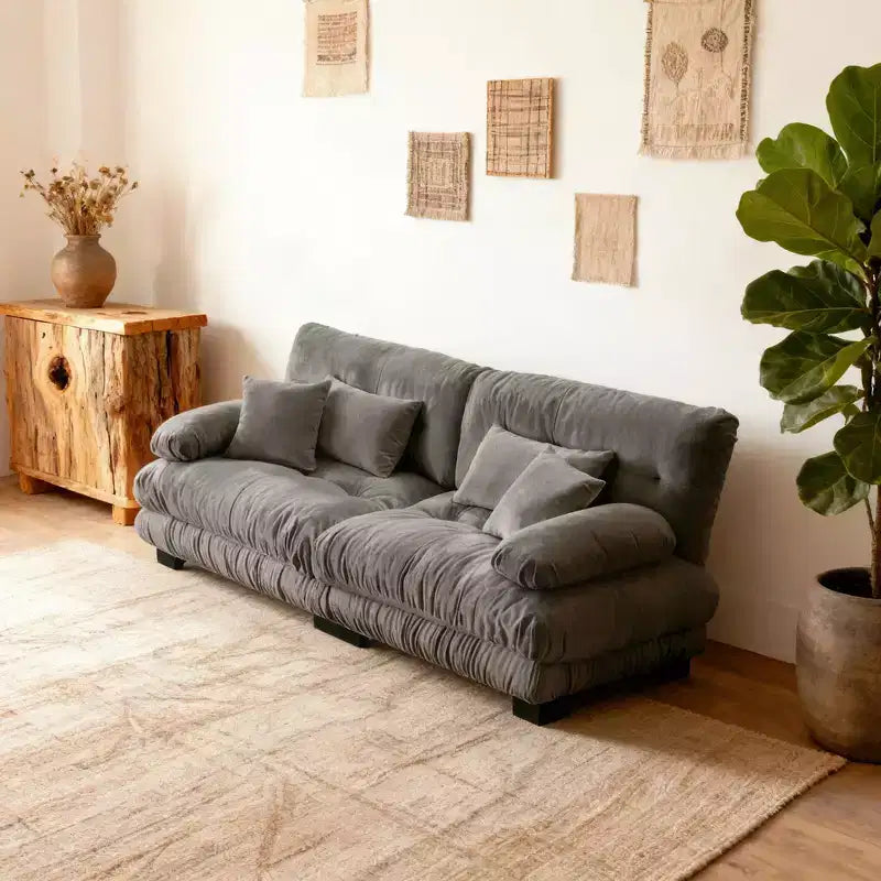 Homy Casa Canapé Moderne Cloud avec Coussins Doux et Revêtement Moelleux, pour Salon ou Espace Détente
