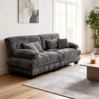 Homy Casa Modern Cloud Sofa with Plush Cushions and Soft Upholstery, for Living Room or Lounge Space