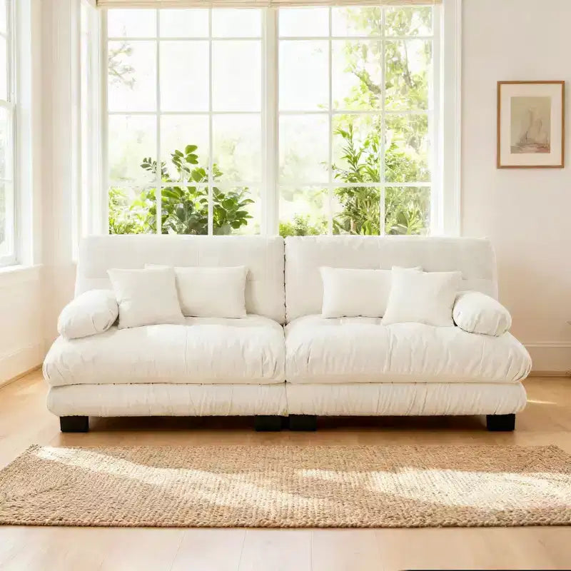 Homy Casa Canapé Moderne Cloud avec Coussins Doux et Revêtement Moelleux, pour Salon ou Espace Détente
