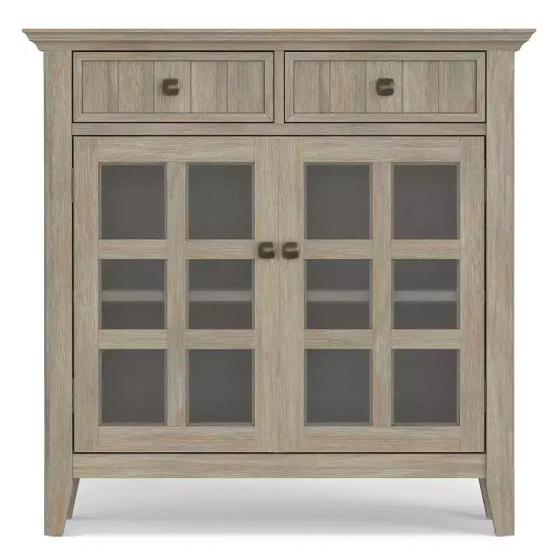 HomeStockMeuble de rangement pour entrée ou couloir en bois massif, collection Acadian, 36 po de large, style transitionnel