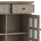 HomeStockMeuble de rangement pour entrée ou couloir en bois massif, collection Acadian, 36 po de large, style transitionnel