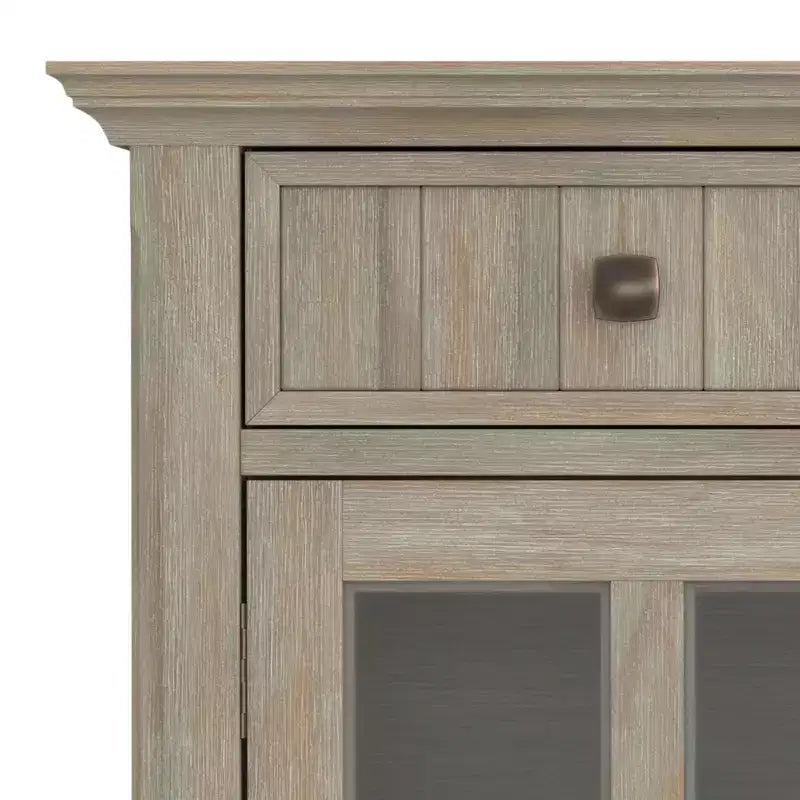 HomeStockMeuble de rangement pour entrée ou couloir en bois massif, collection Acadian, 36 po de large, style transitionnel