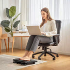 Repose-pieds de bureau, Repose-pieds pour le travail sous le bureau avec massage, Il existe 3 positions de hauteur avec un réglage d'angle d'inclinaison de 30 degrés