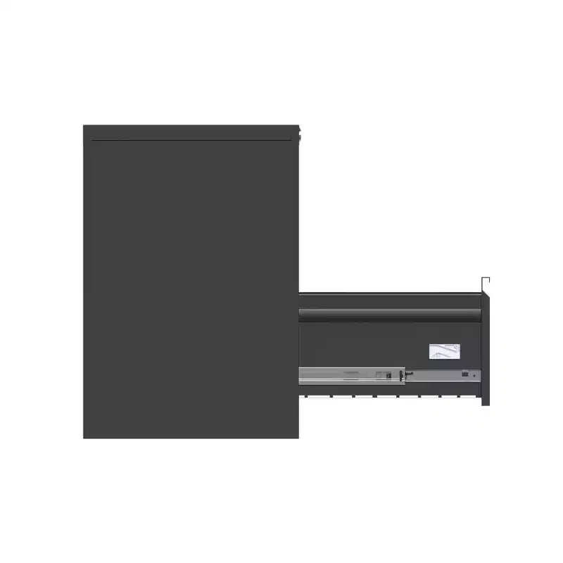 Meuble Classeur Vertical COZONY avec Serrure, Rangement Métallique 2 Tiroirs pour Documents Lettre et Légal