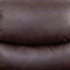MAYEERTY Causeuse inclinable en similicuir, Fauteuil inclinable 2 places à dossier réglable pour salon, Marron