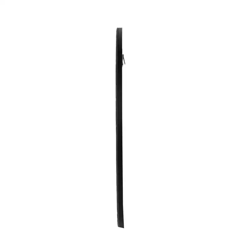 Miroir d'appoint HomeRoots 24 rond biseauté encadré de verre clair