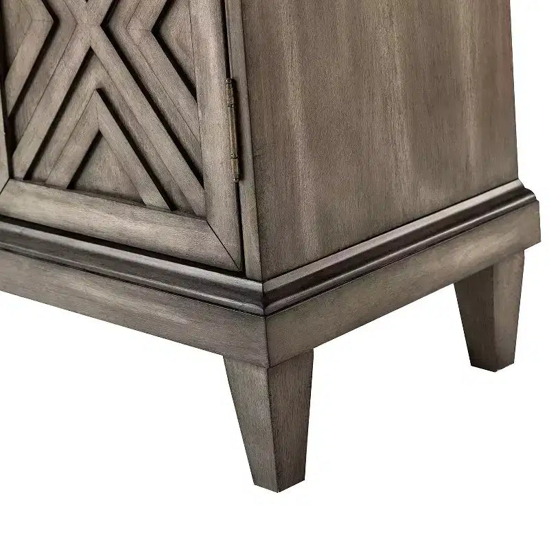 Bahut large Jochen 60 avec étagères réglables|ARTFUL LIVING DESIGNS-BLANC
