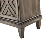 Bahut large Jochen 60 avec étagères réglables|ARTFUL LIVING DESIGNS-BLANC